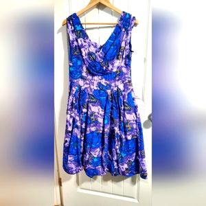Emily and Fin Florence Blue Rose Dress